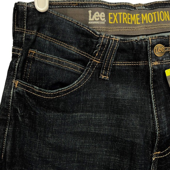 Lee Performance Series Extreme Motion MVP Boys Athletic Fit Denim Husky 12 - Picture 5 of 13